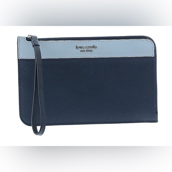 💙♠️💙KATE SPADE💙♠️💙Nightcap Cameron Medium L-Zip Wristlet/NWOT